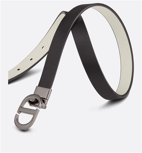 ceinture dior reversible prix|Ceinture 30 Montaigne réversible Cuir de veau lisse noir et.